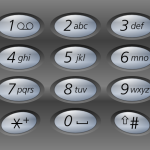 Telephone-keypad